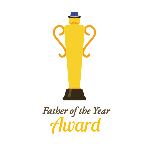 Father's Day Trophy Clipart