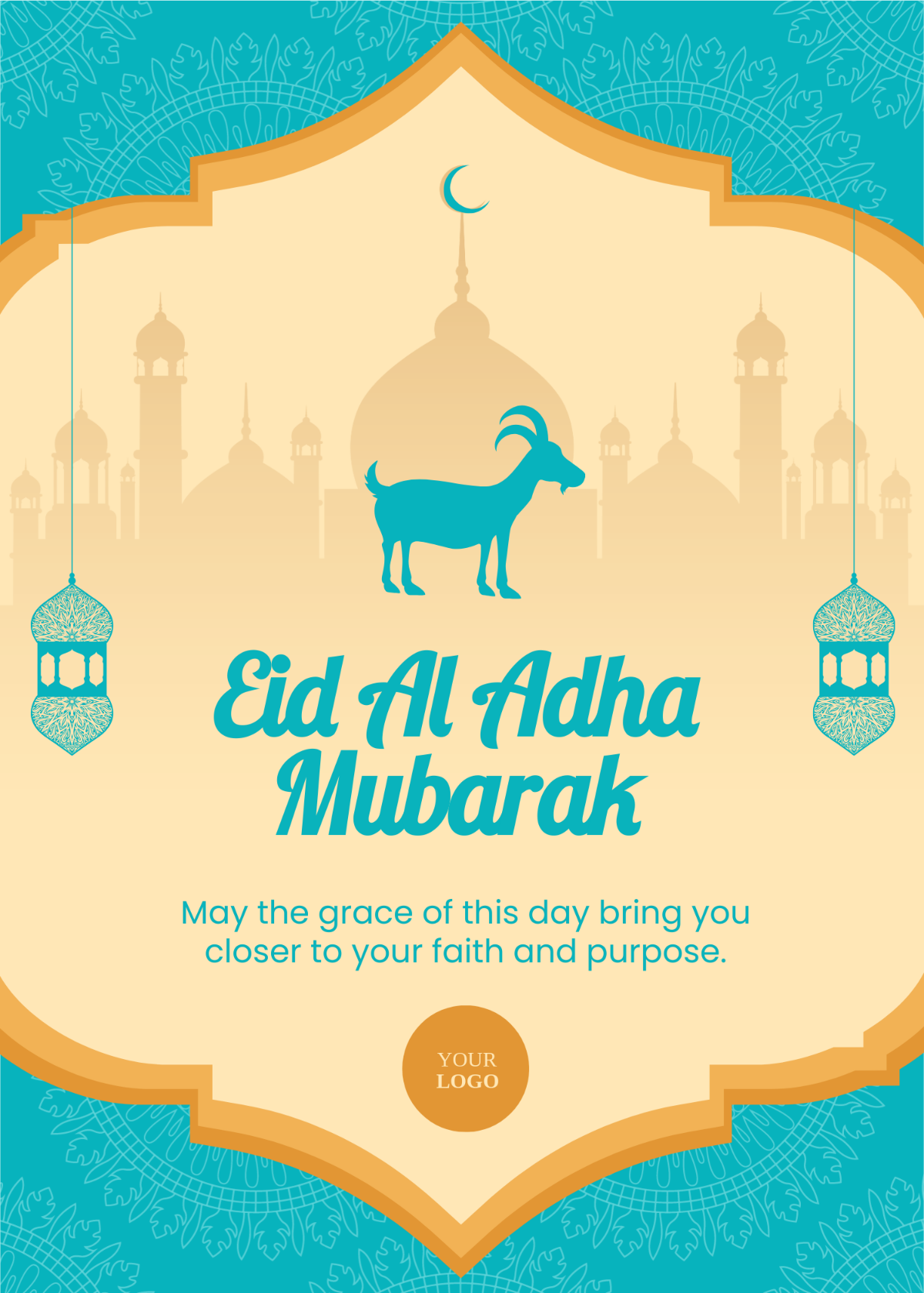 Eid Al Adha Mubarak Card