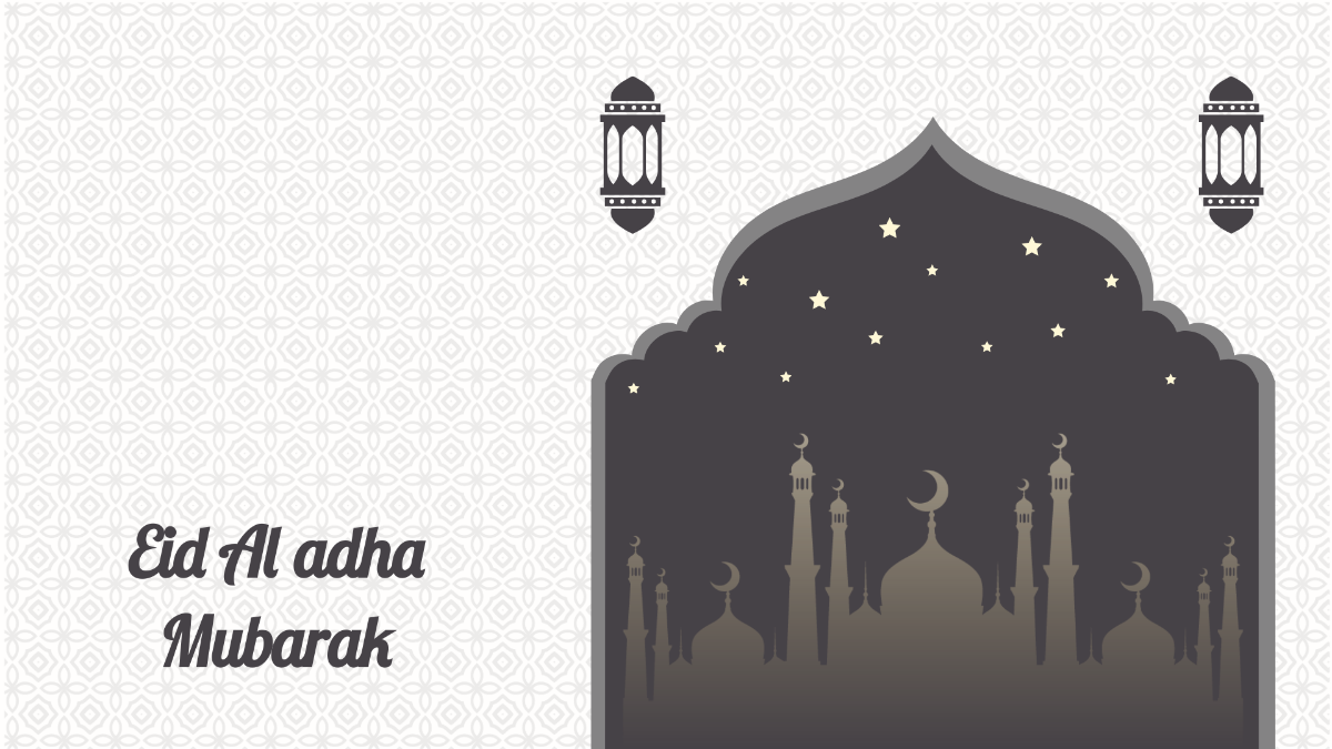 Free Eid Al Adha Mubarak Background Template