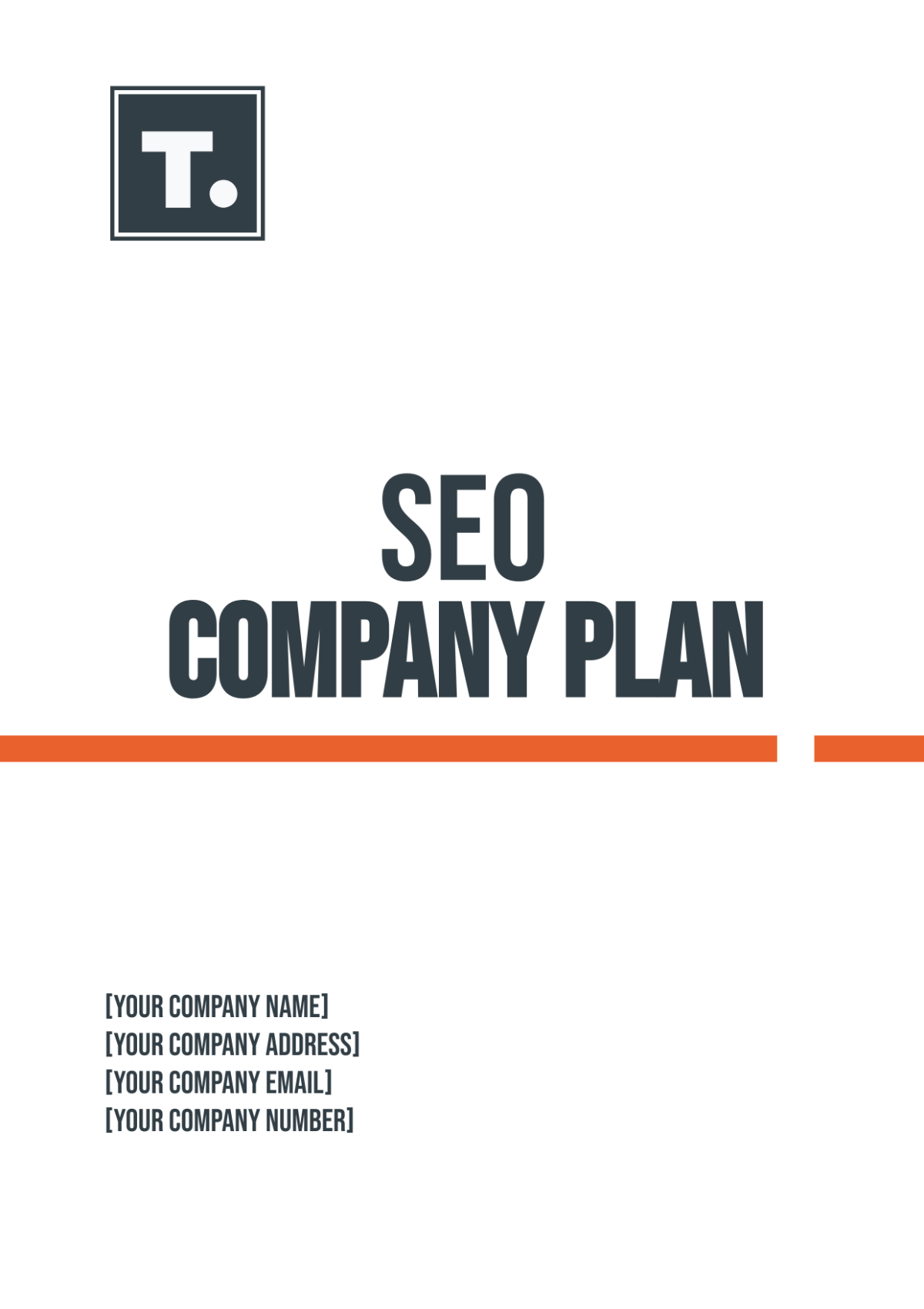 SEO Company Plan Template - Edit Online & Download