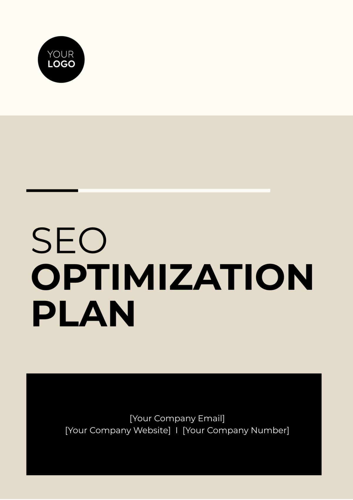 Free SEO Optimization Plan Template