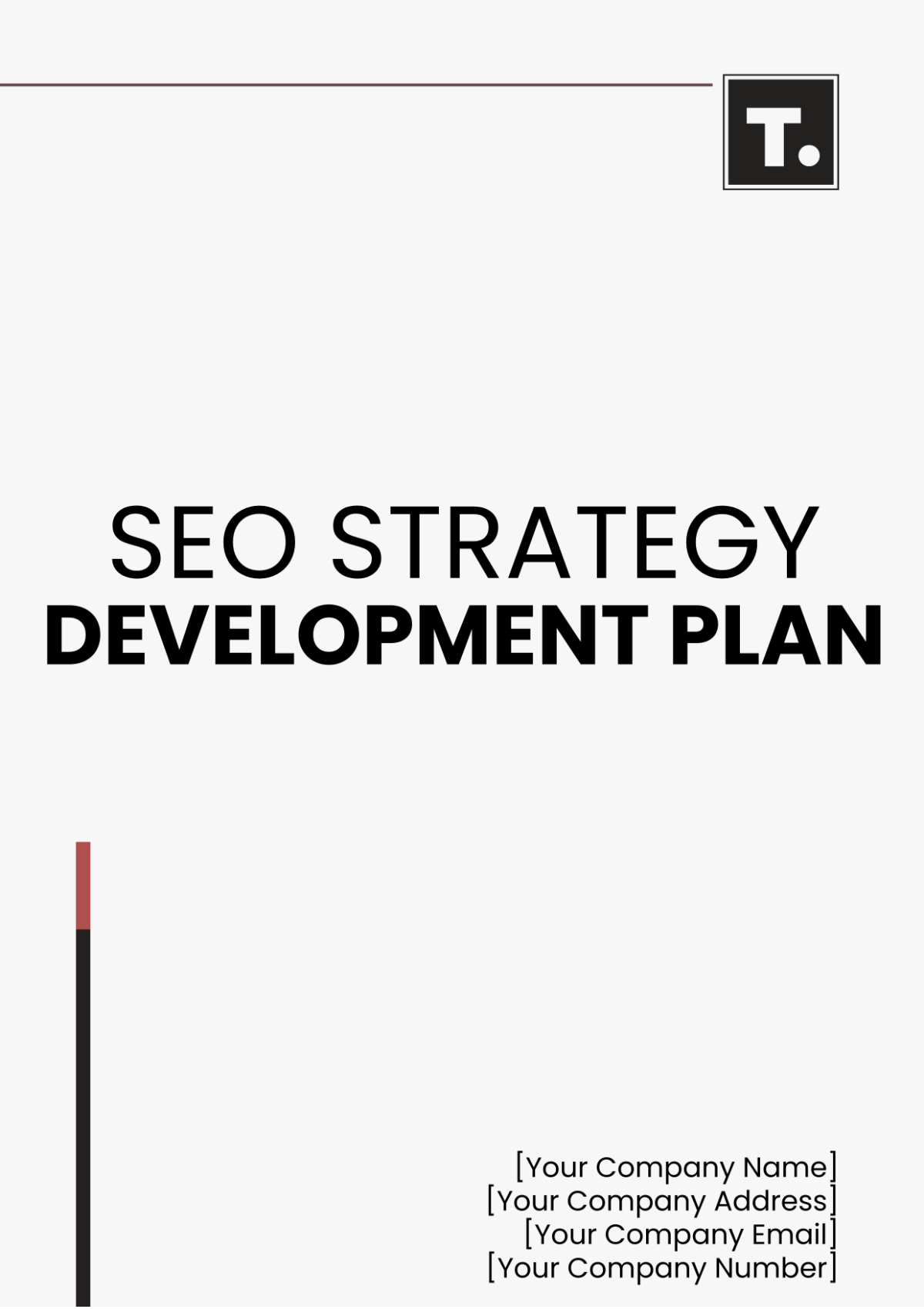 Free SEO Strategy Development Plan Template