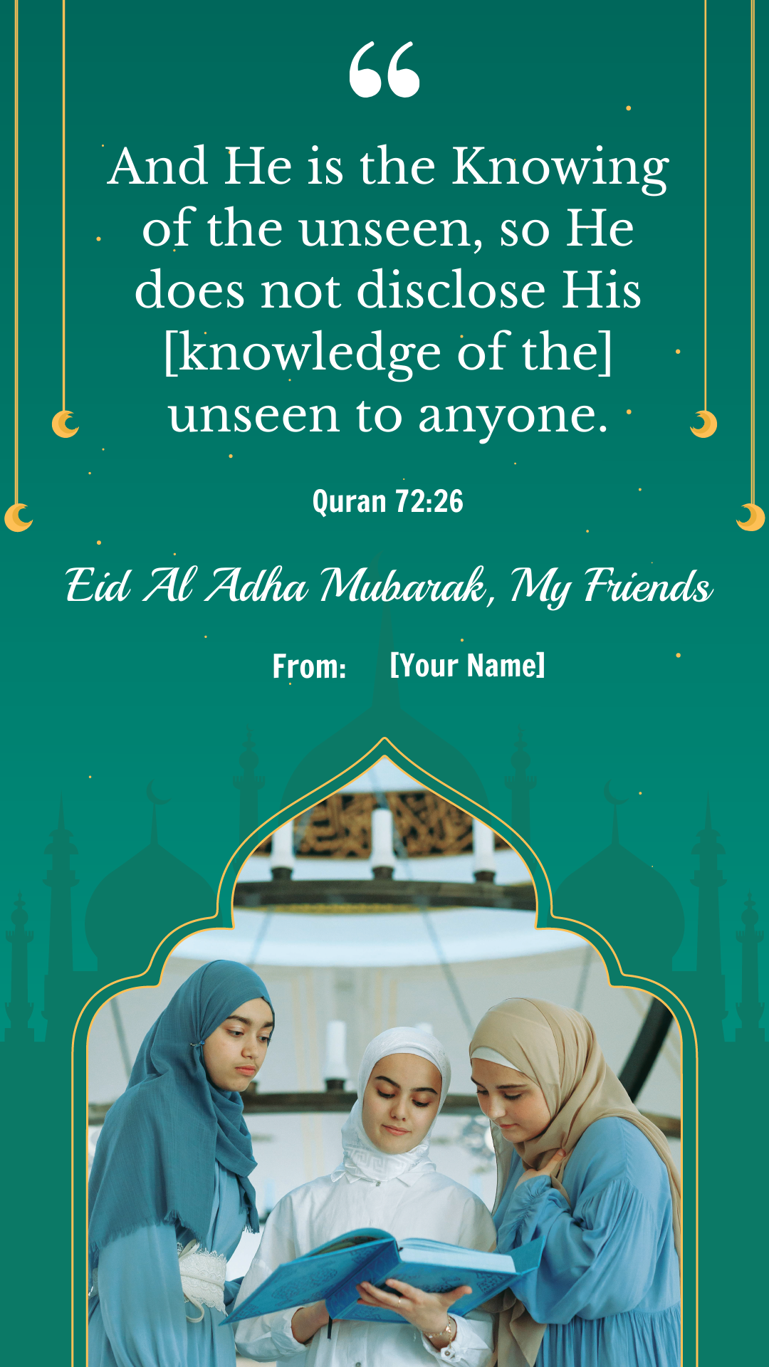 Eid Al Adha Quote for Friends