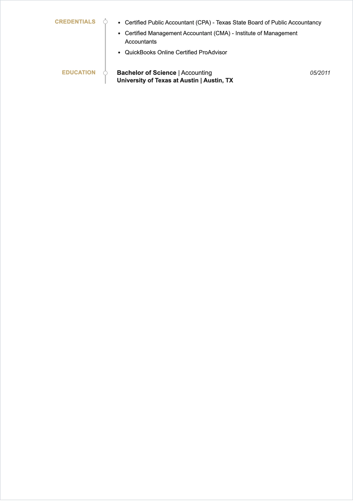 Free Freelance Accountant ATS Resume Template, AI Resume Builder