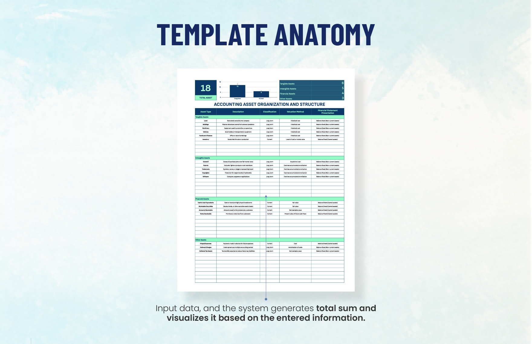 Accounting Asset Organization and Structure Template