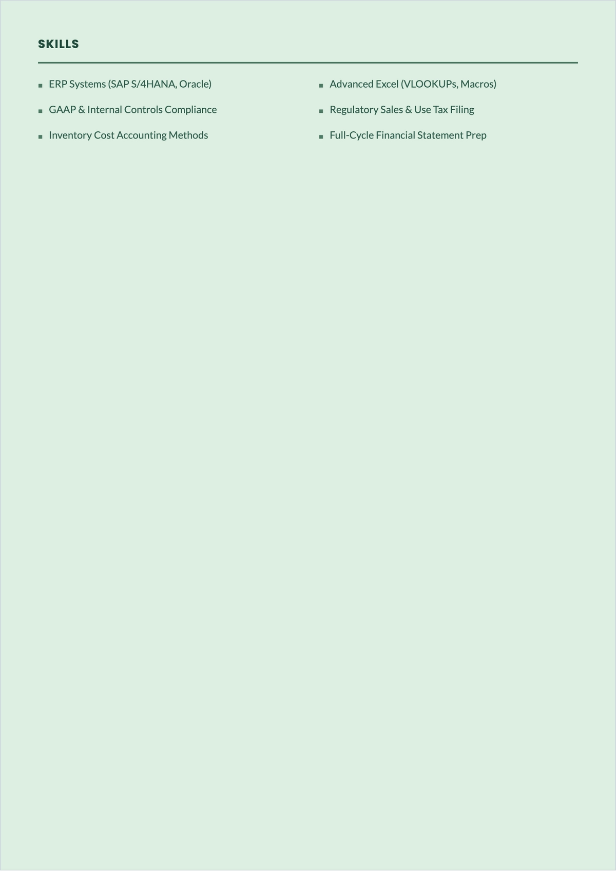 Free Accounting Administrator ATS Resume Template, AI Resume Builder