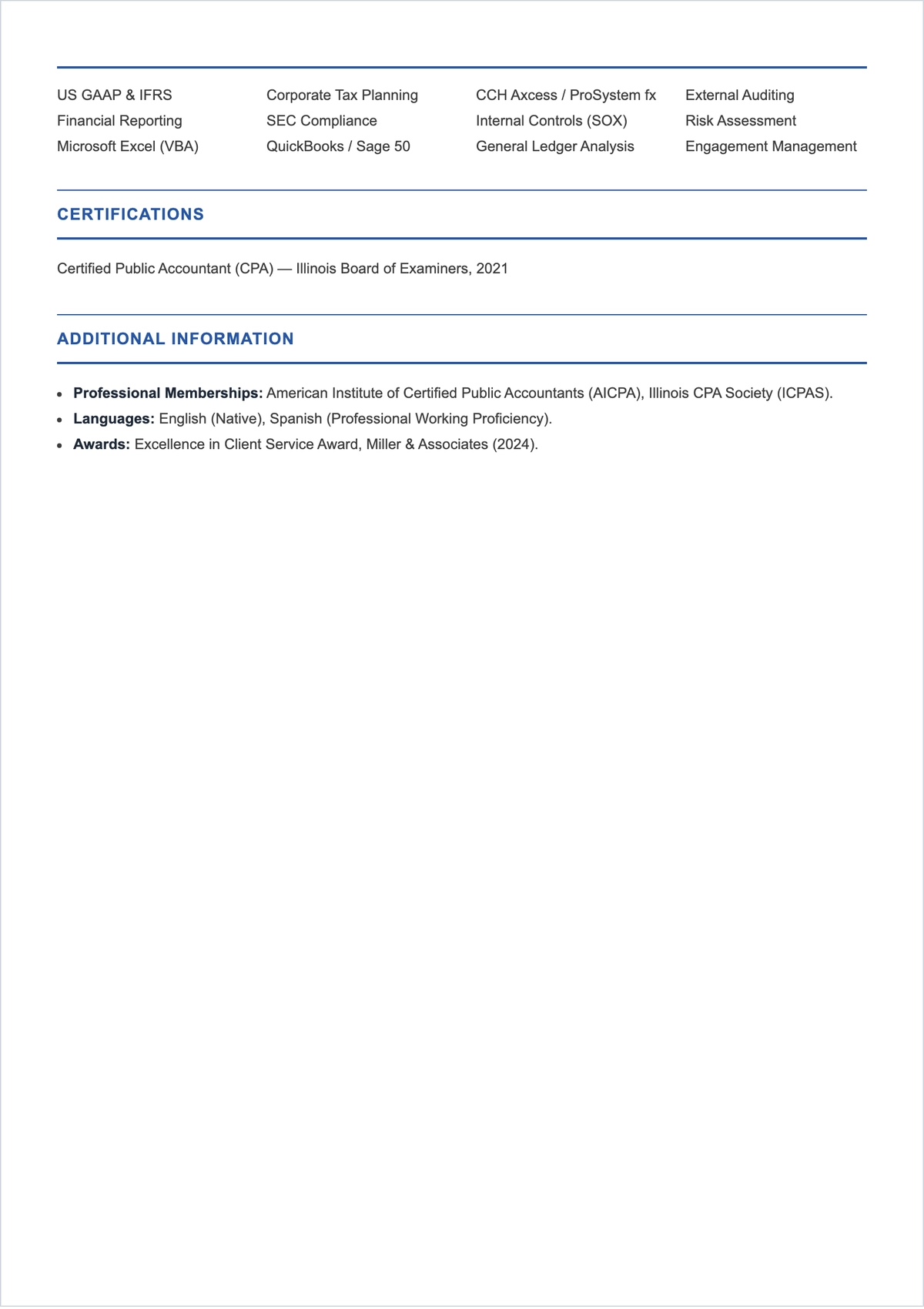 Free Public Accounting ATS Resume Template, AI Resume Builder