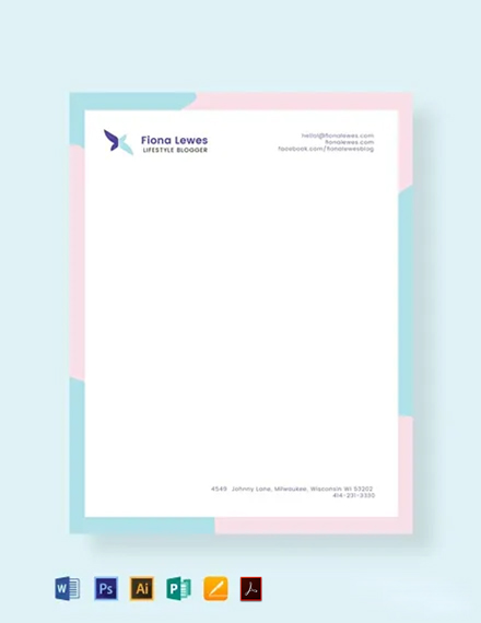 FREE Kindergarten Letterhead Template - Word (DOC) | PSD | Apple (MAC ...