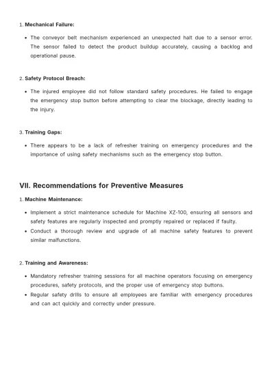 Free Employer Incident Investigation Report Template to Edit Online