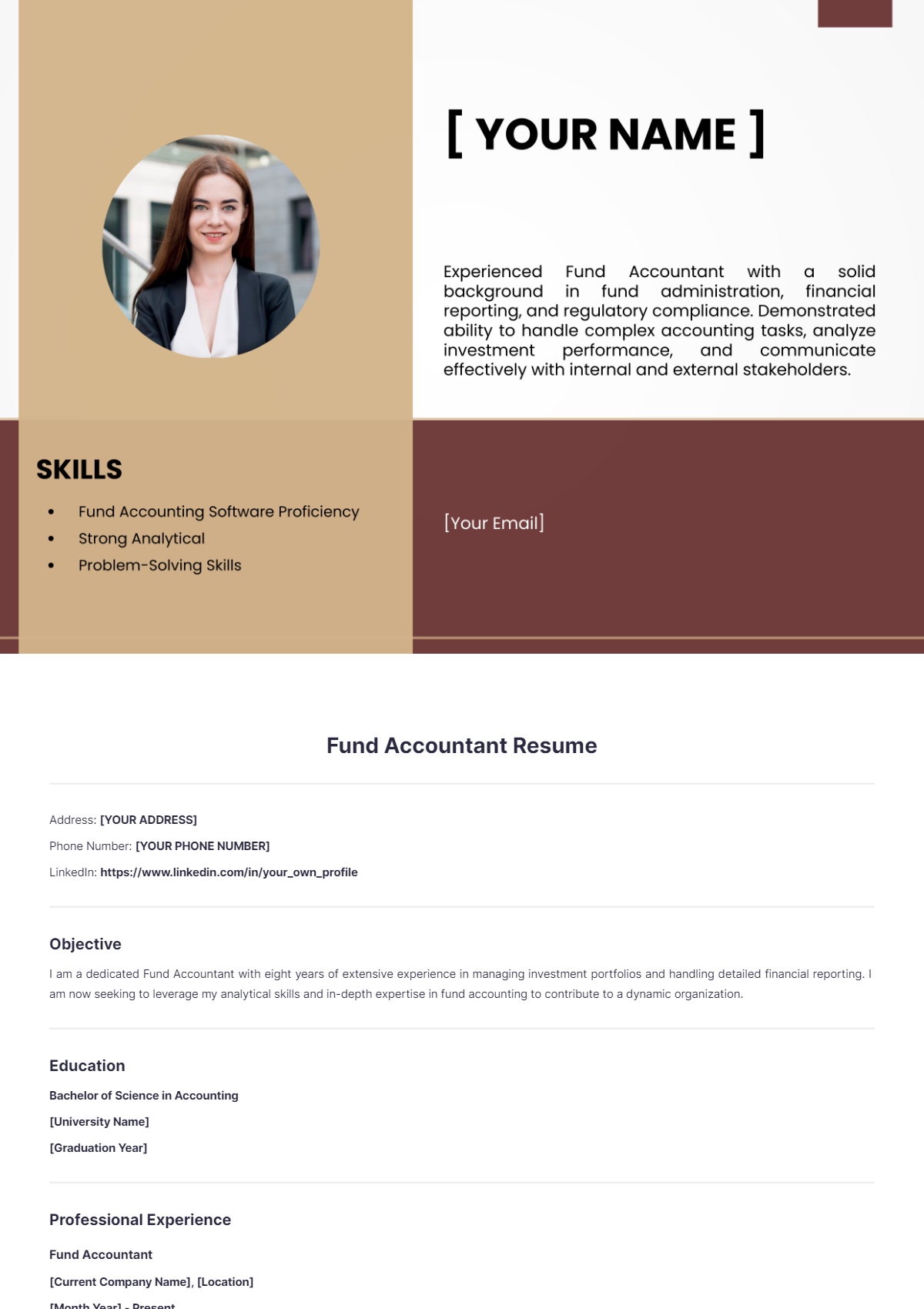 Fund Accountant Resume - Edit Online & Download