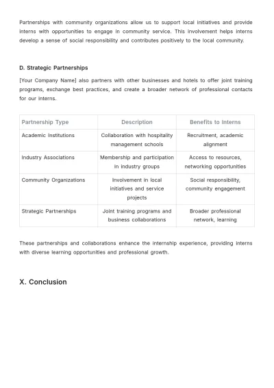 Free Hotel Internship Proposal Template to Edit Online