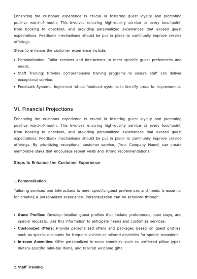 Free Hotel Brand Strategy Template to Edit Online
