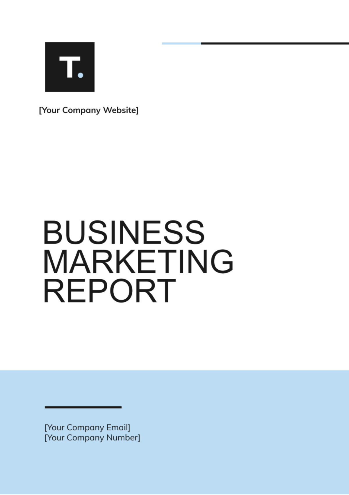 Business Marketing Report Template - Edit Online & Download