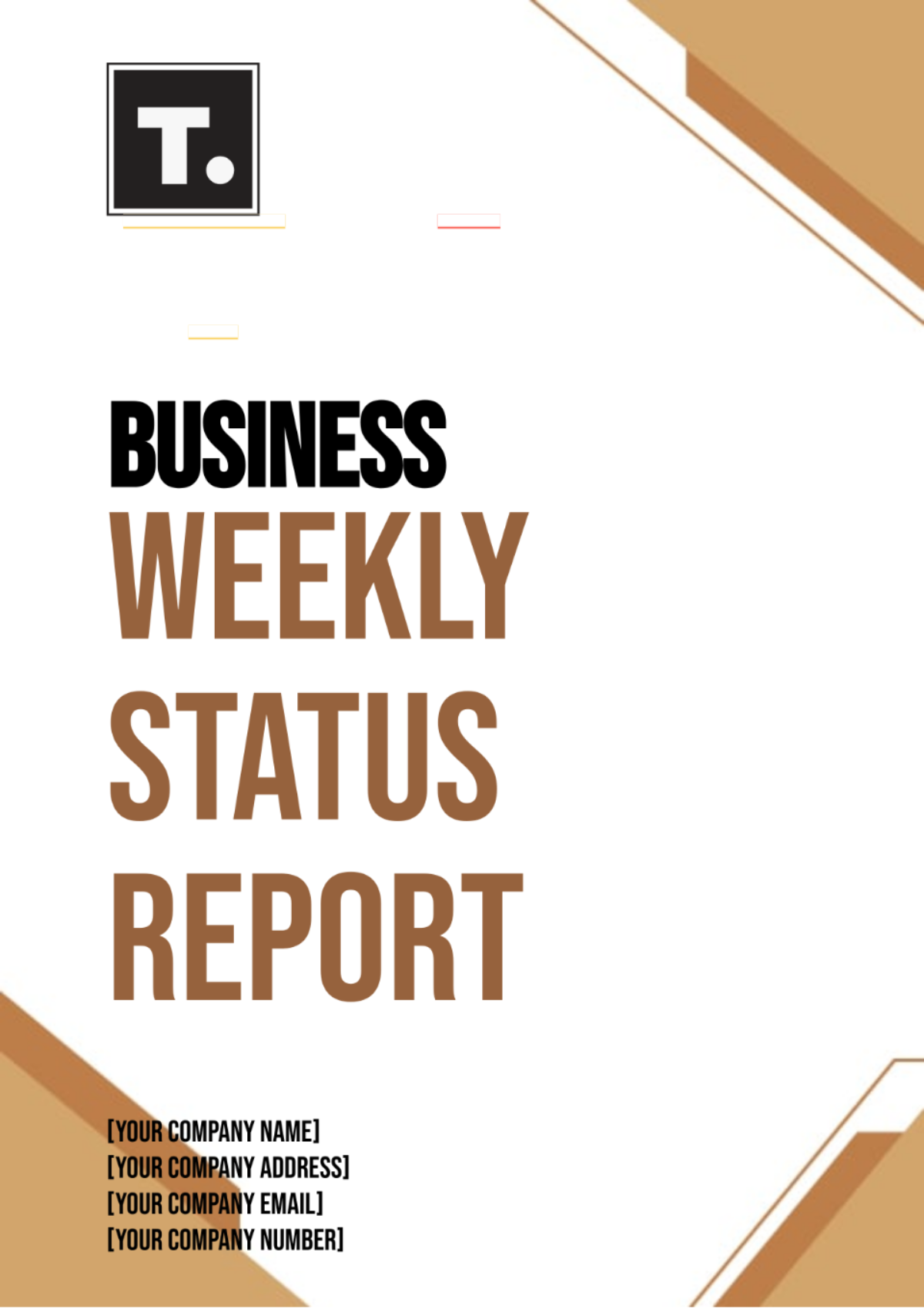 Business Weekly Status Report Template - Edit Online & Download