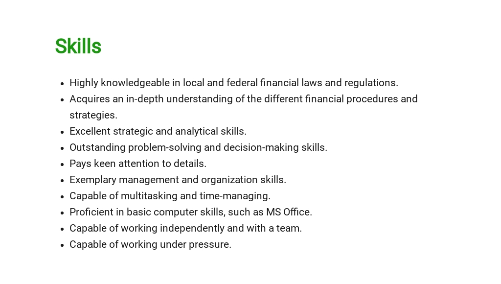 Free Financial Specialist Job Description Template 4.jpe