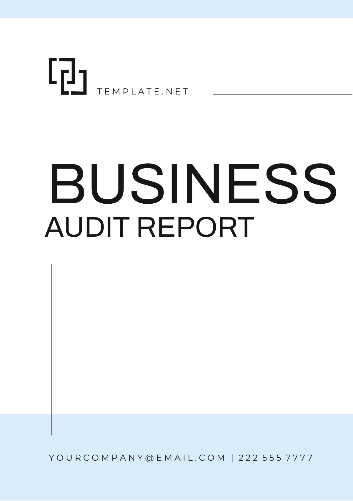 Business Audit Report Template - Edit Online & Download