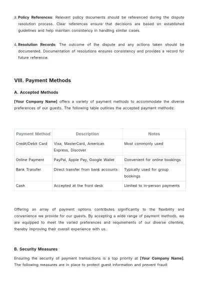 Free Simple Hotel Cancellation Policy Template to Edit Online