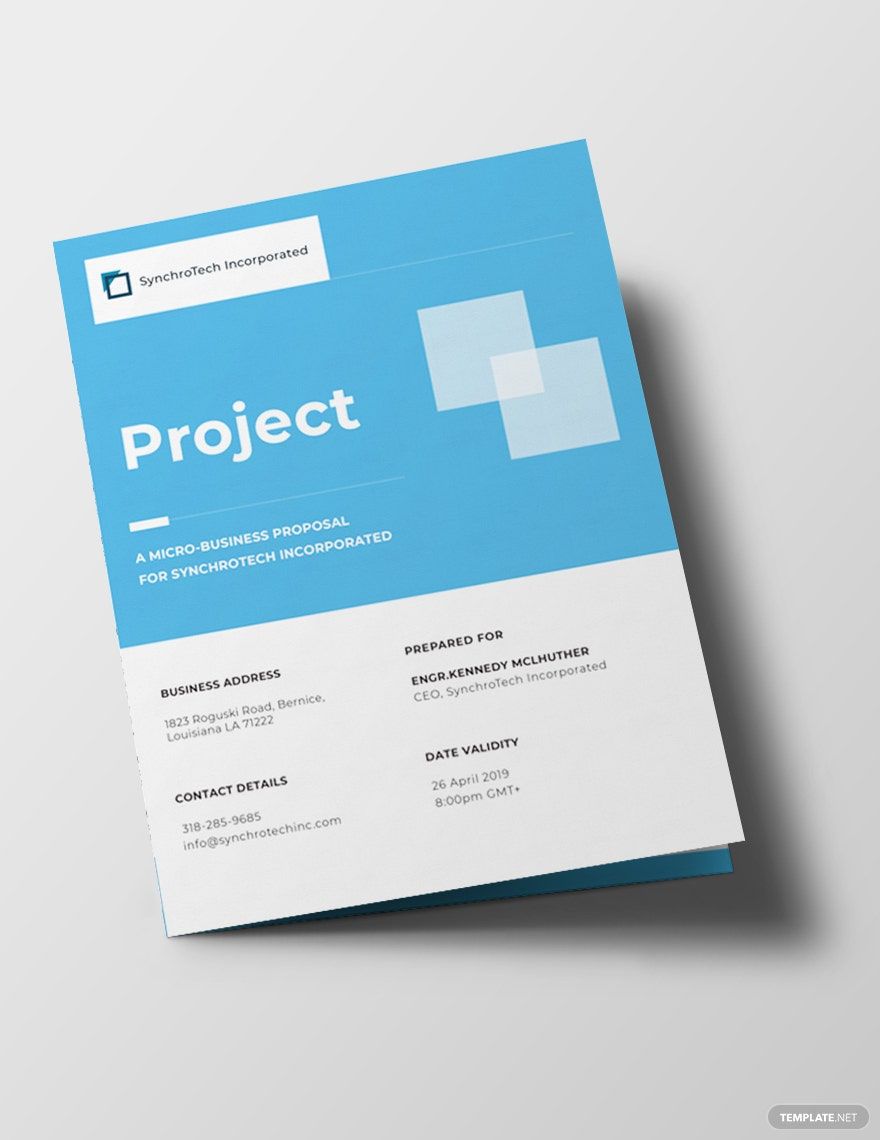 Small Business Brochure Template in PSD