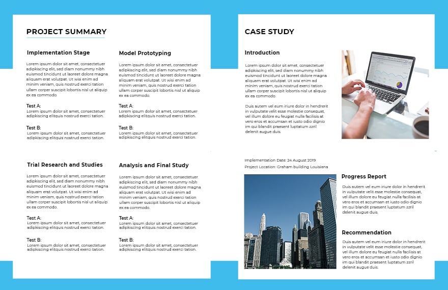 Small Business Brochure Template