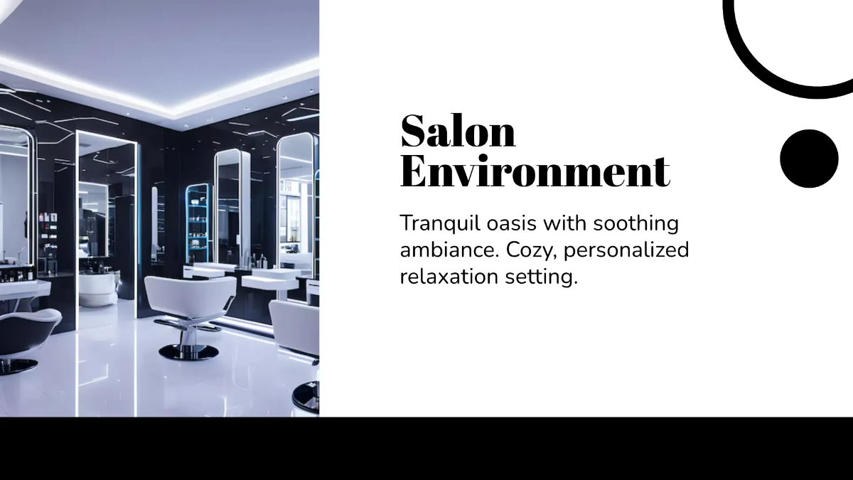 Free Salon Business Presentation Template to Edit Online