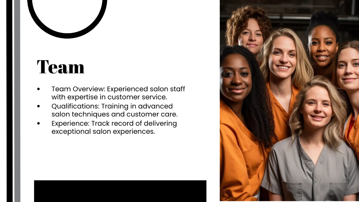 Free Salon Project Presentation Template to Edit Online