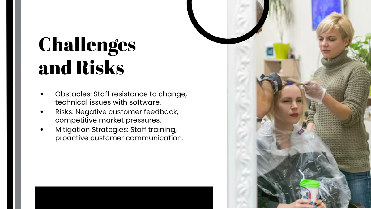 Free Salon Project Presentation Template to Edit Online