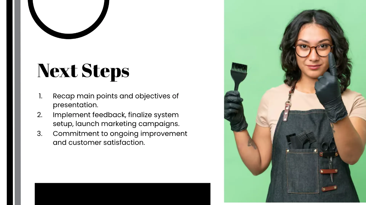 Free Salon Project Presentation Template to Edit Online