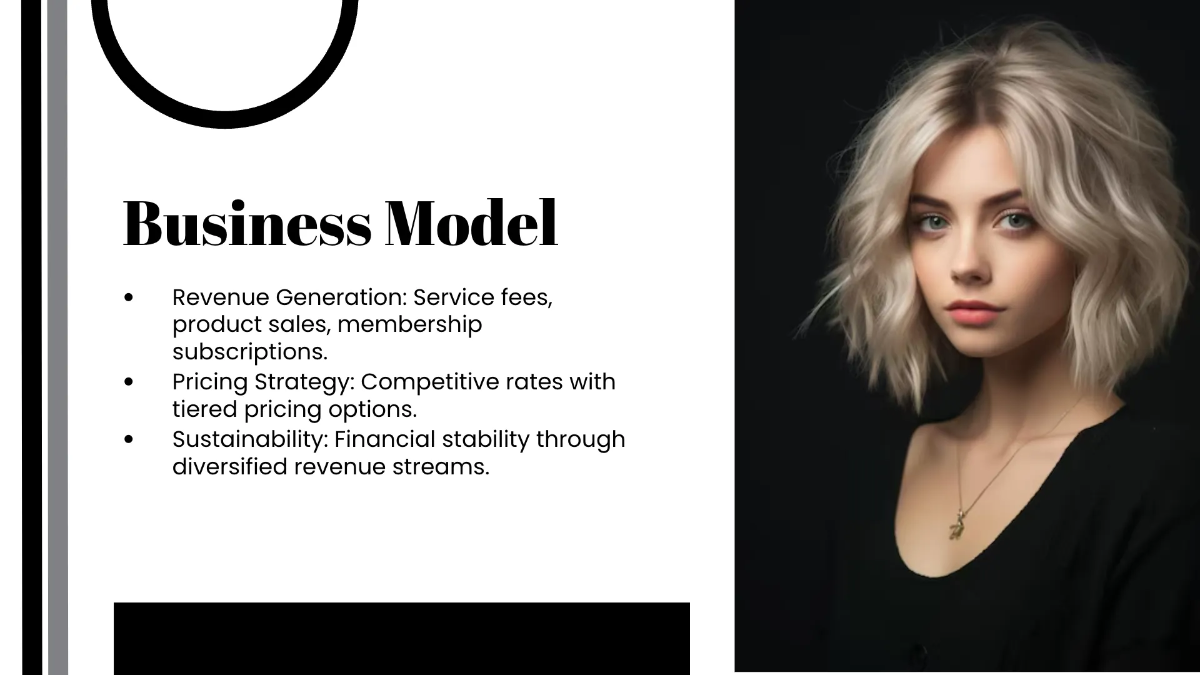 Free Salon Project Presentation Template to Edit Online