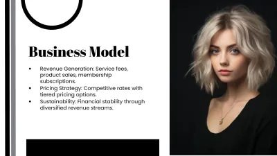 Free Salon Project Presentation Template to Edit Online
