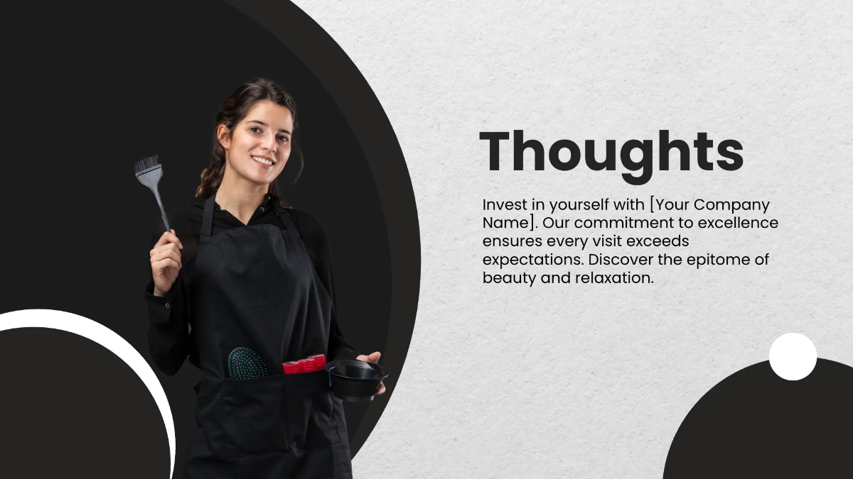 Free Salon Introduction Presentation Template to Edit Online