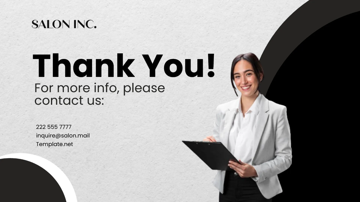 Free Salon Introduction Presentation Template to Edit Online