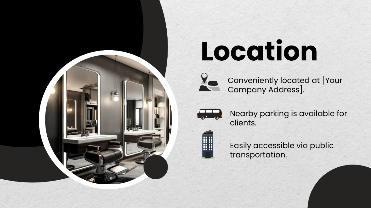 Free Salon Introduction Presentation Template to Edit Online