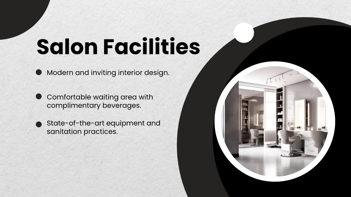 Free Salon Introduction Presentation Template to Edit Online