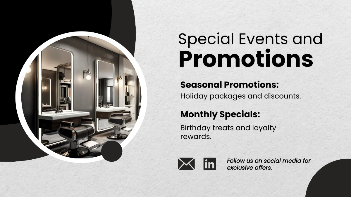 Free Salon Introduction Presentation Template to Edit Online