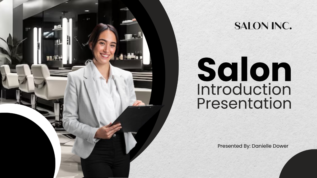 Salon Introduction Presentation