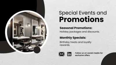 Free Salon Introduction Presentation Template to Edit Online
