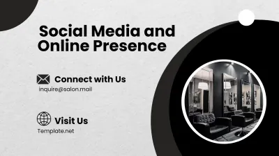 Free Salon Introduction Presentation Template to Edit Online
