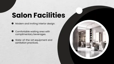 Free Salon Introduction Presentation Template to Edit Online