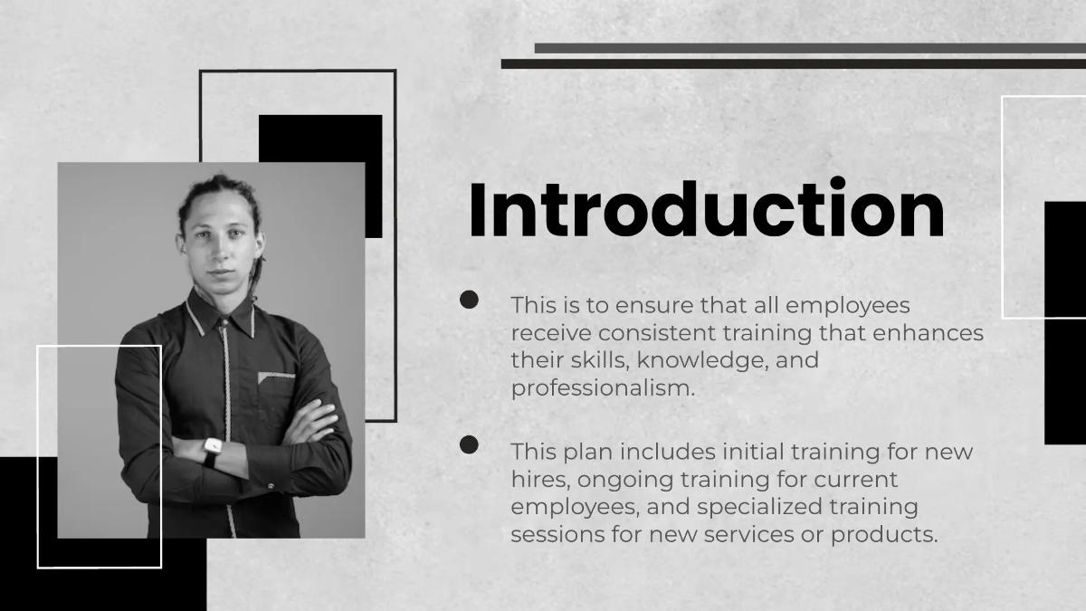 Free Salon Employee Training Presentation Template to Edit Online