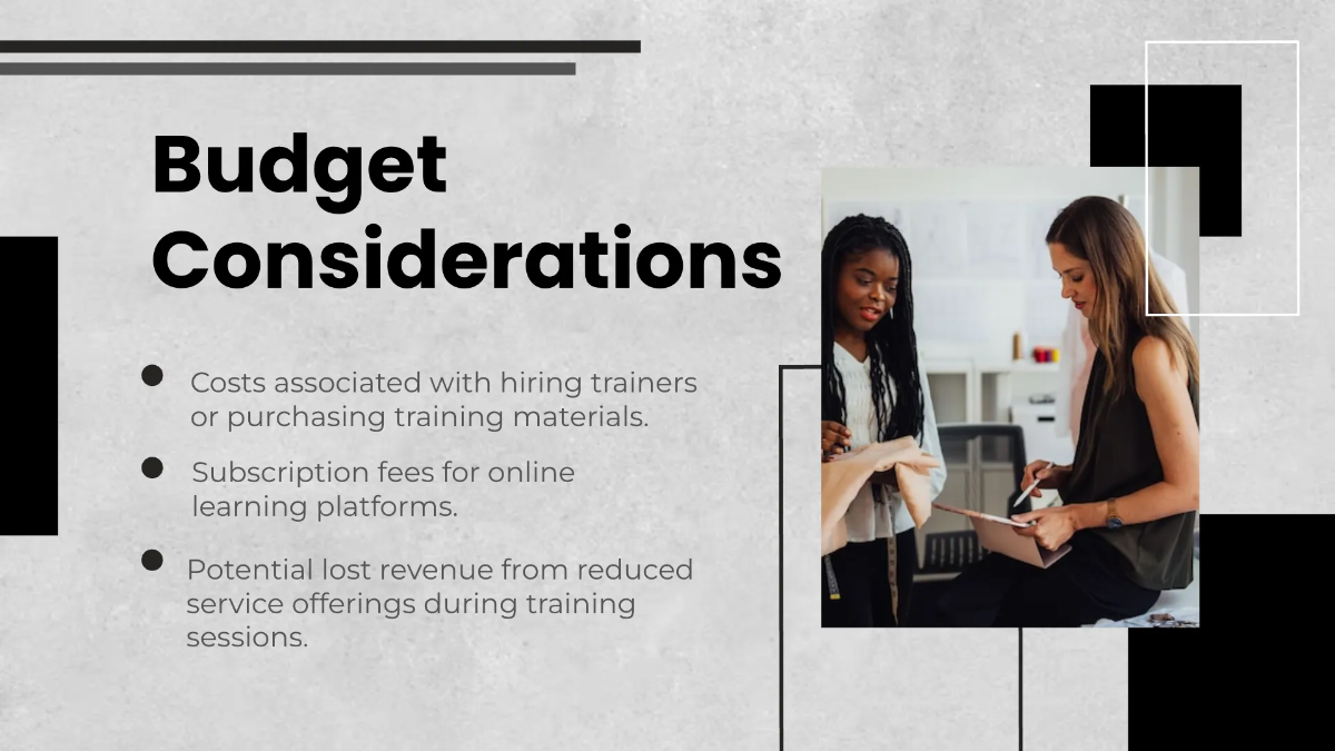 Free Salon Employee Training Presentation Template to Edit Online