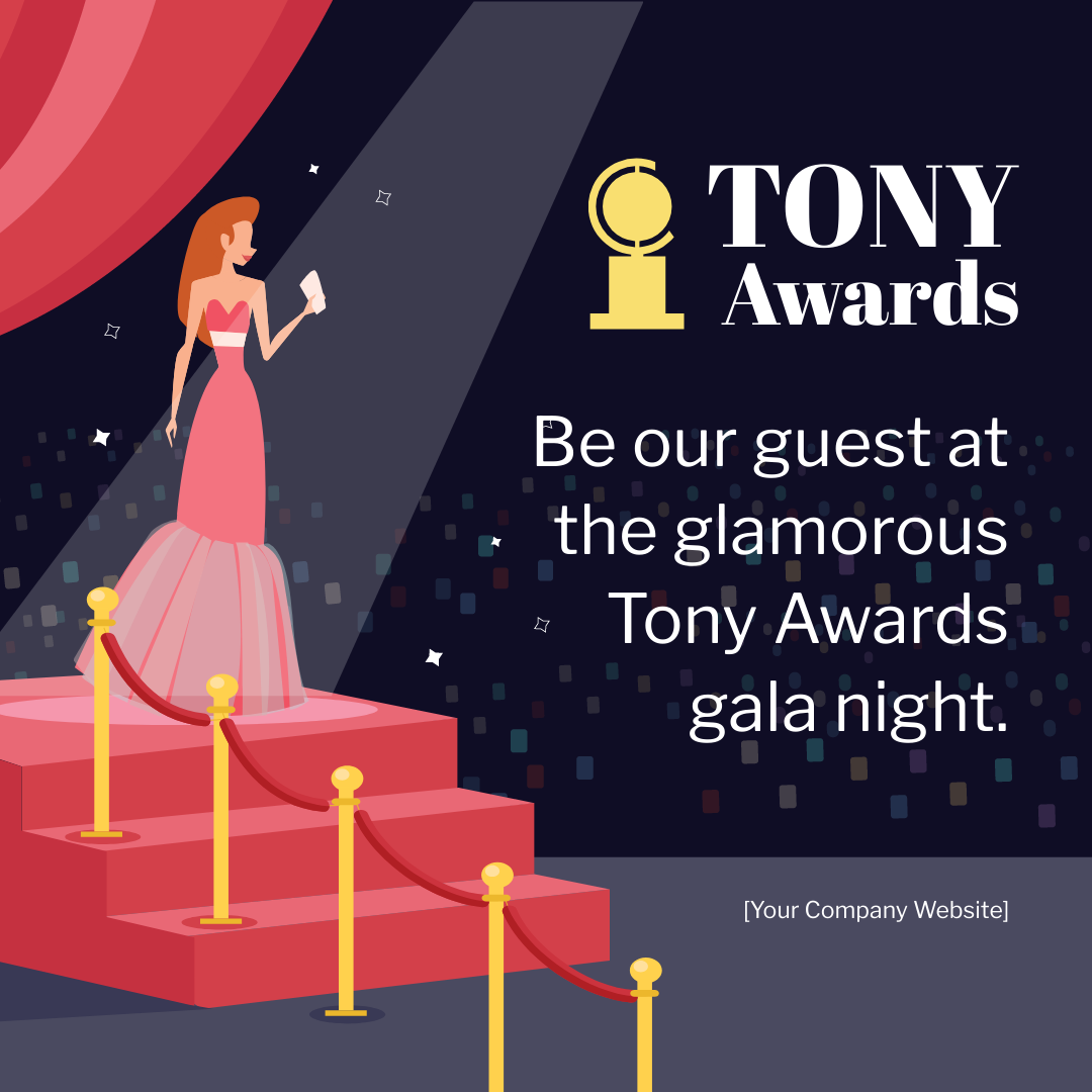 Tony Awards Instagram Post