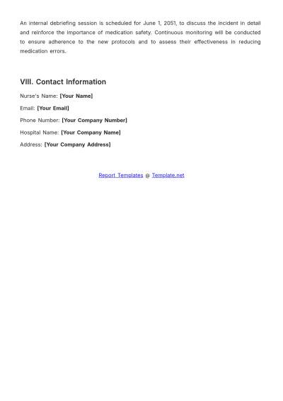Free Hospital Critical Incident Report Template to Edit Online