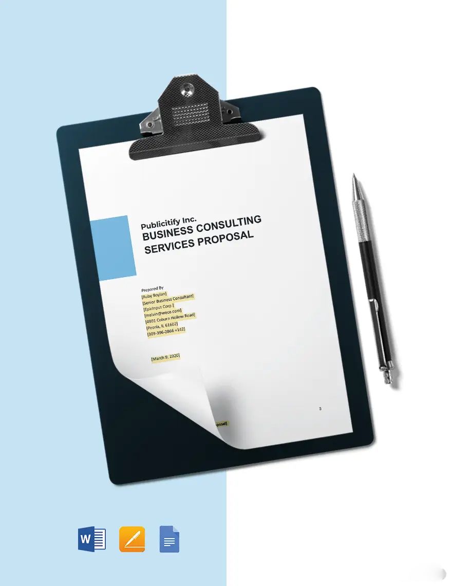 HR Consulting Proposal Template In Word PDF Google Docs Download HR Consulting Proposal Template In Word PDF Google Docs Download