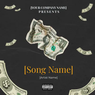 Free Money Album Cover Template to Edit Online