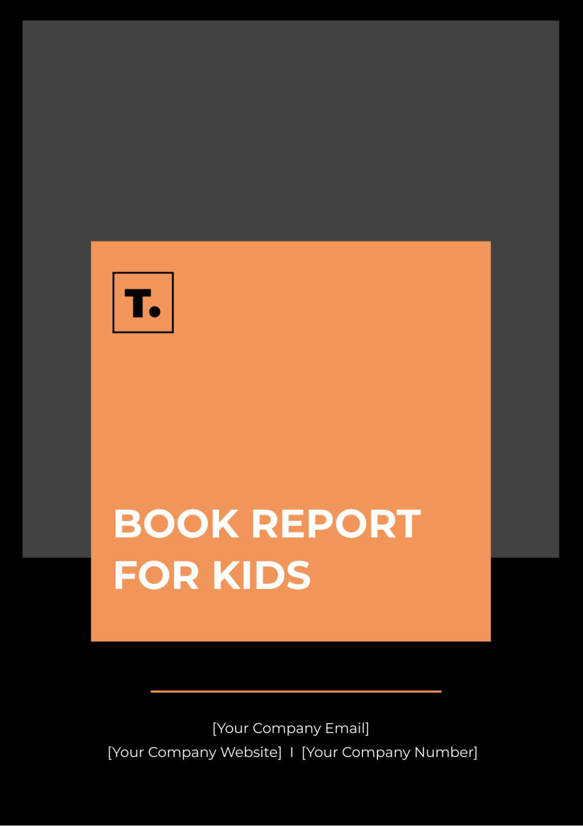 Book Report for Kids Template