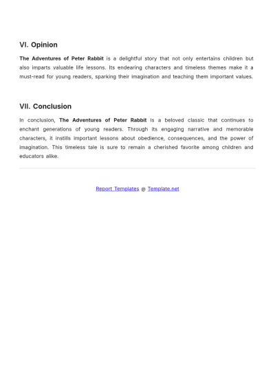 Free Book Report for Kids Template to Edit Online