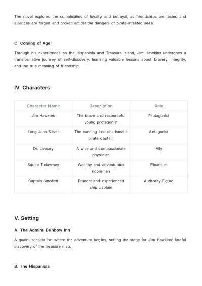 Free 8th Grade Book Report Template to Edit Online