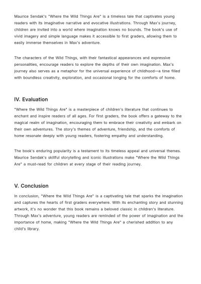 Free 1st Grade Book Report Template to Edit Online