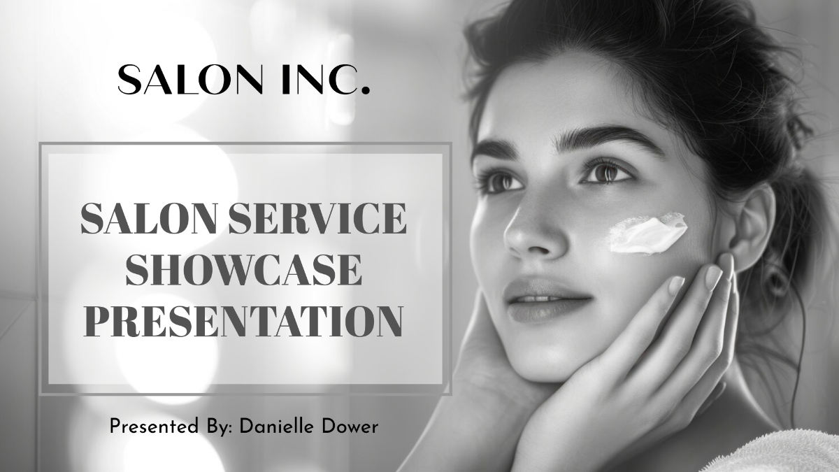 Salon Service Showcase Presentation