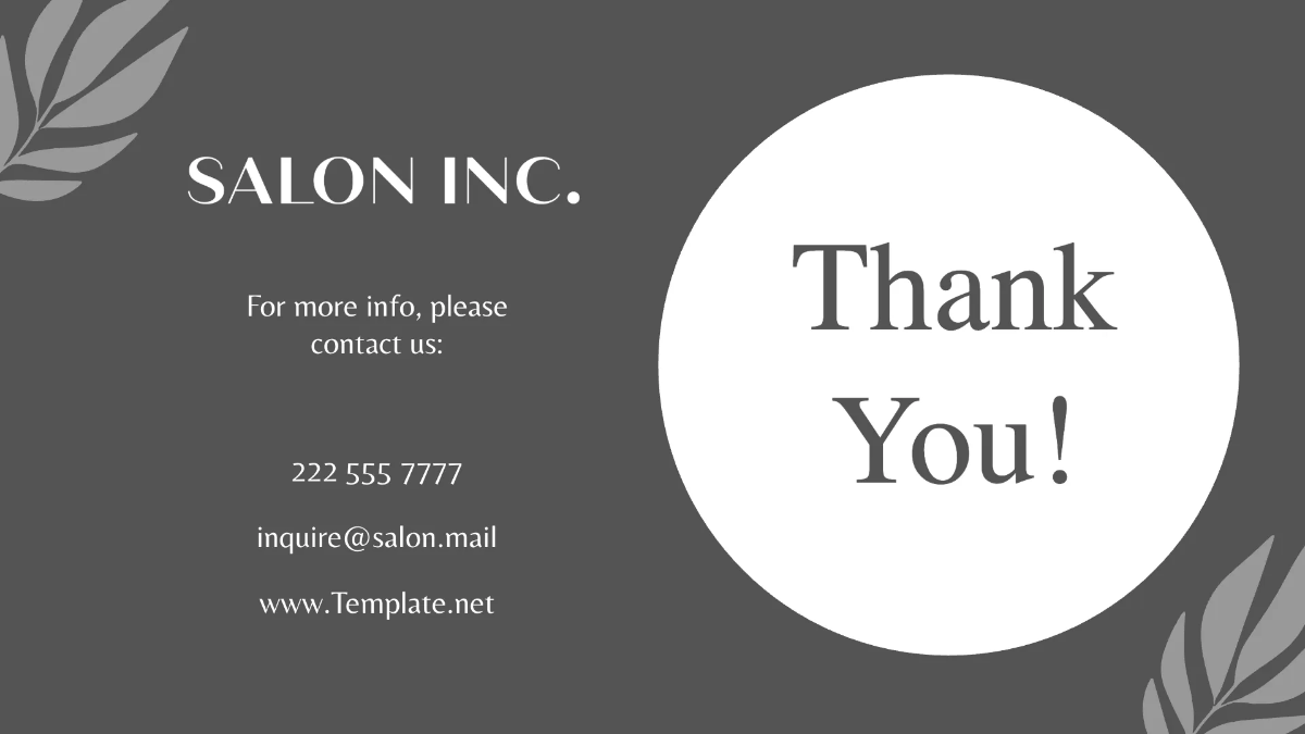 Free Salon Industry Trends Presentation Template to Edit Online